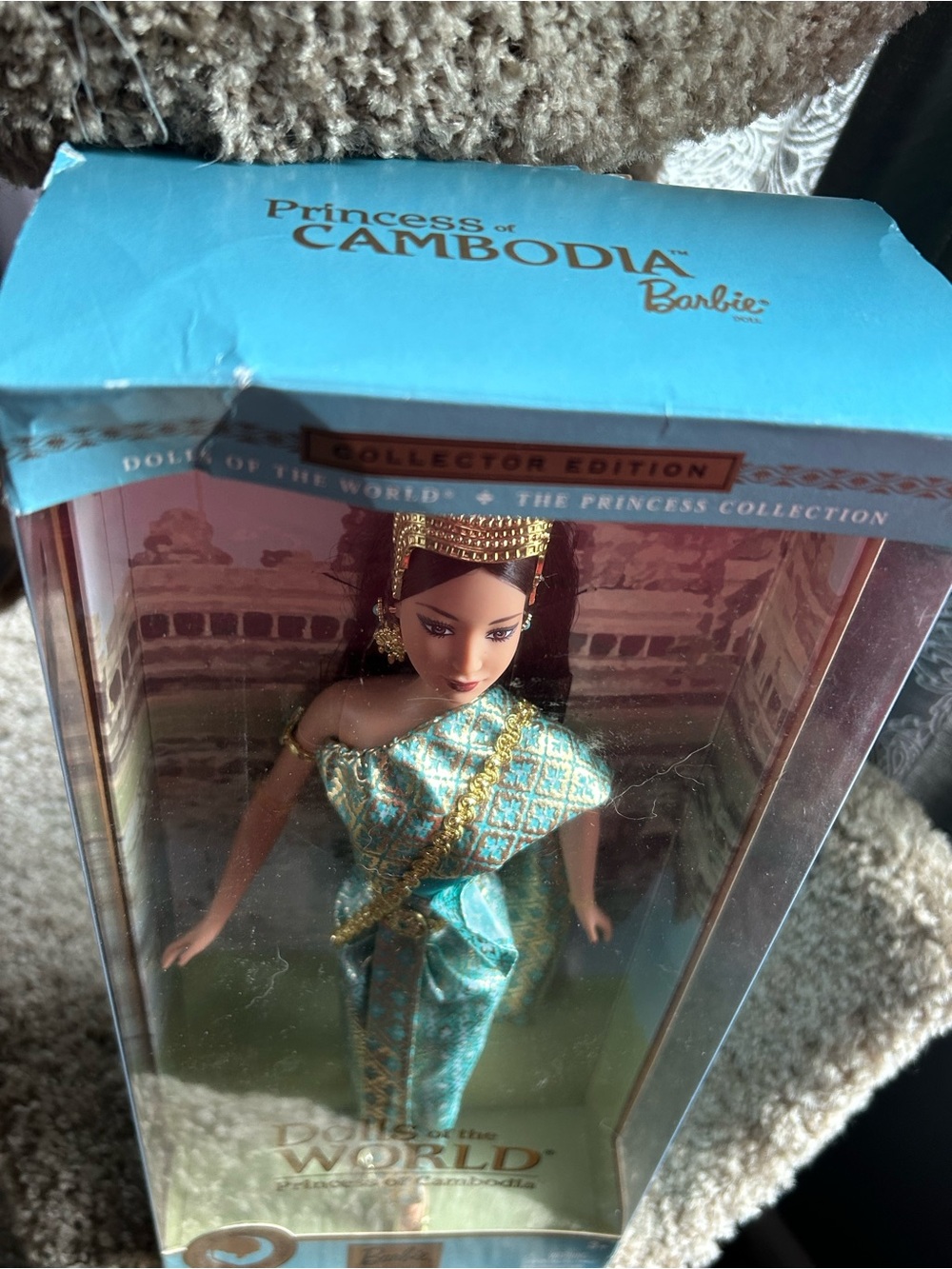 Barbie Princess of Cambodia Turquoise & Gold Collector Doll - Picture 2 of 5